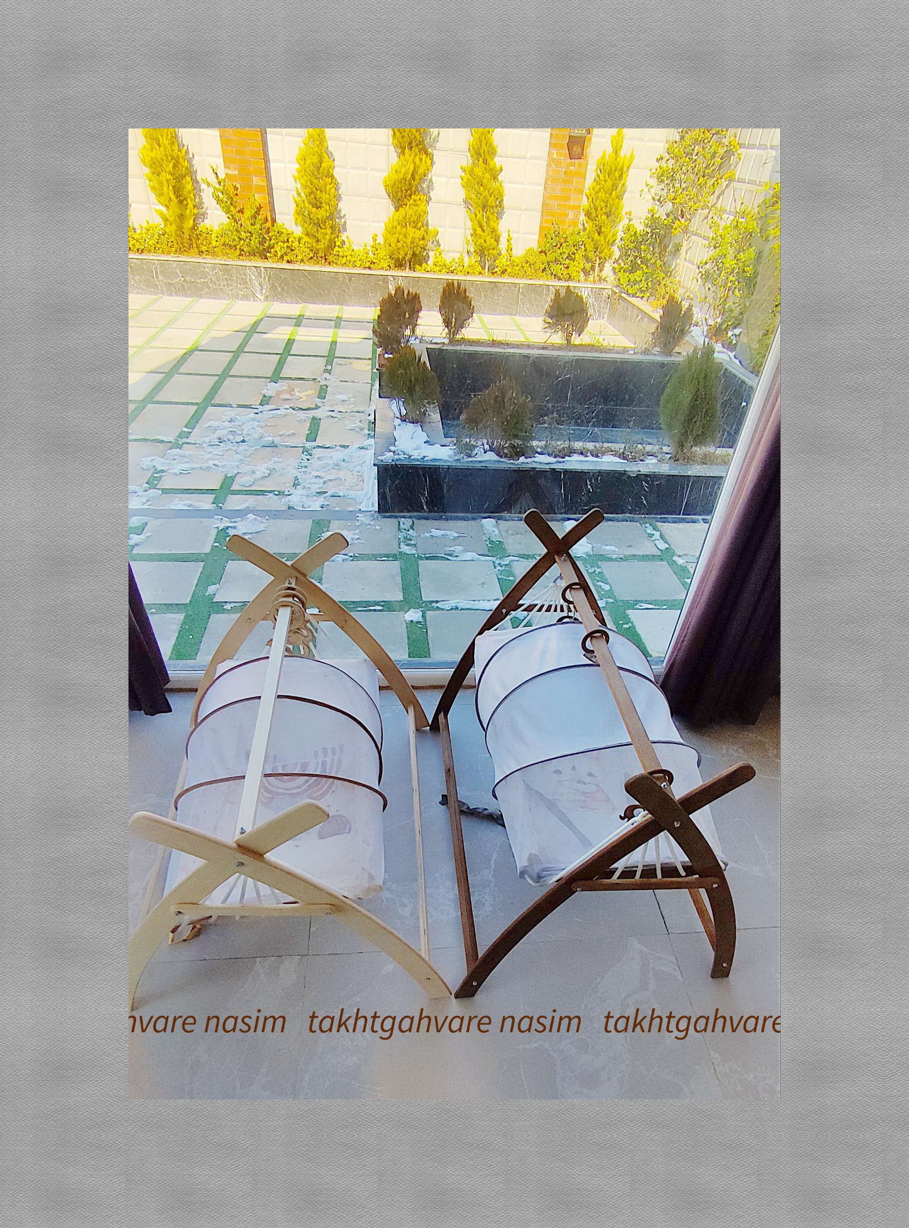 گهواره سنتی نوزاد مدل سرخپوستی